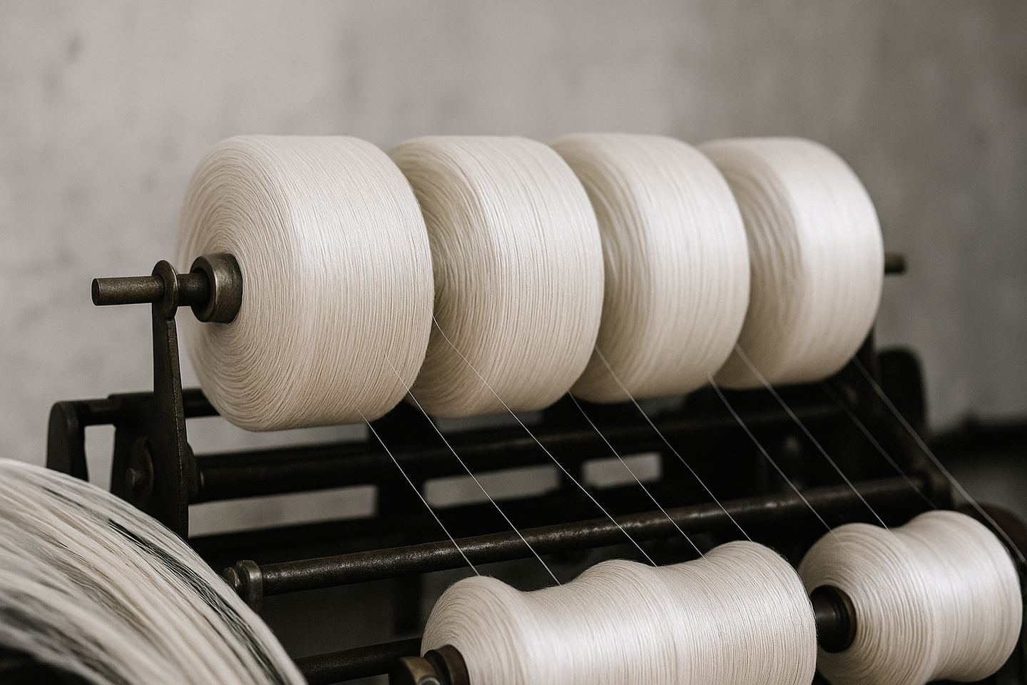 Spinning and dyeing