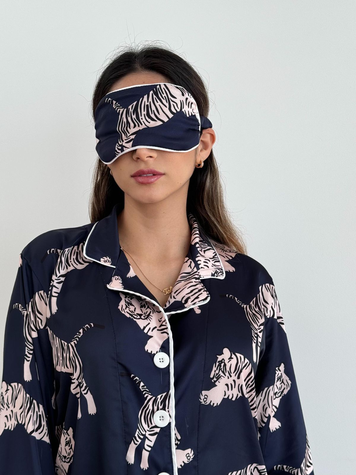 Pijama Savannah Blue Silk
