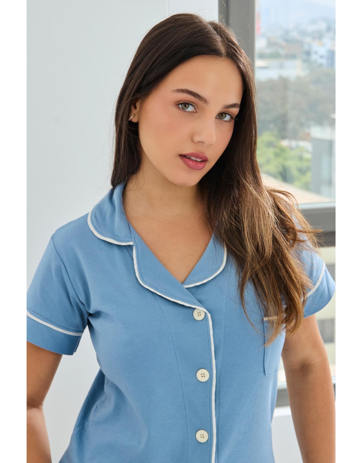 Pijama Lisa - Celeste