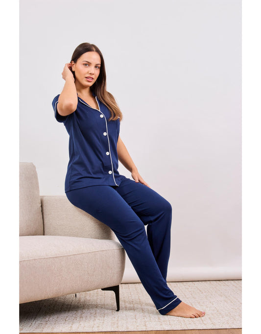 Pijama Catalina - Azul Acero